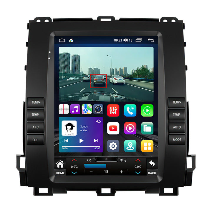 LEHX 2 Din Android 12 Auto Car Radio for Toyota Land Cruiser Prado 120 2004-2009 Stereo Carplay GPS Tesla Style Car DVD Player